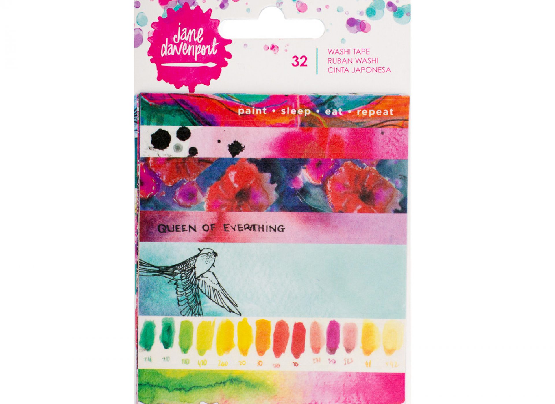 Washi sticker booklet | Paint Phrases for planners