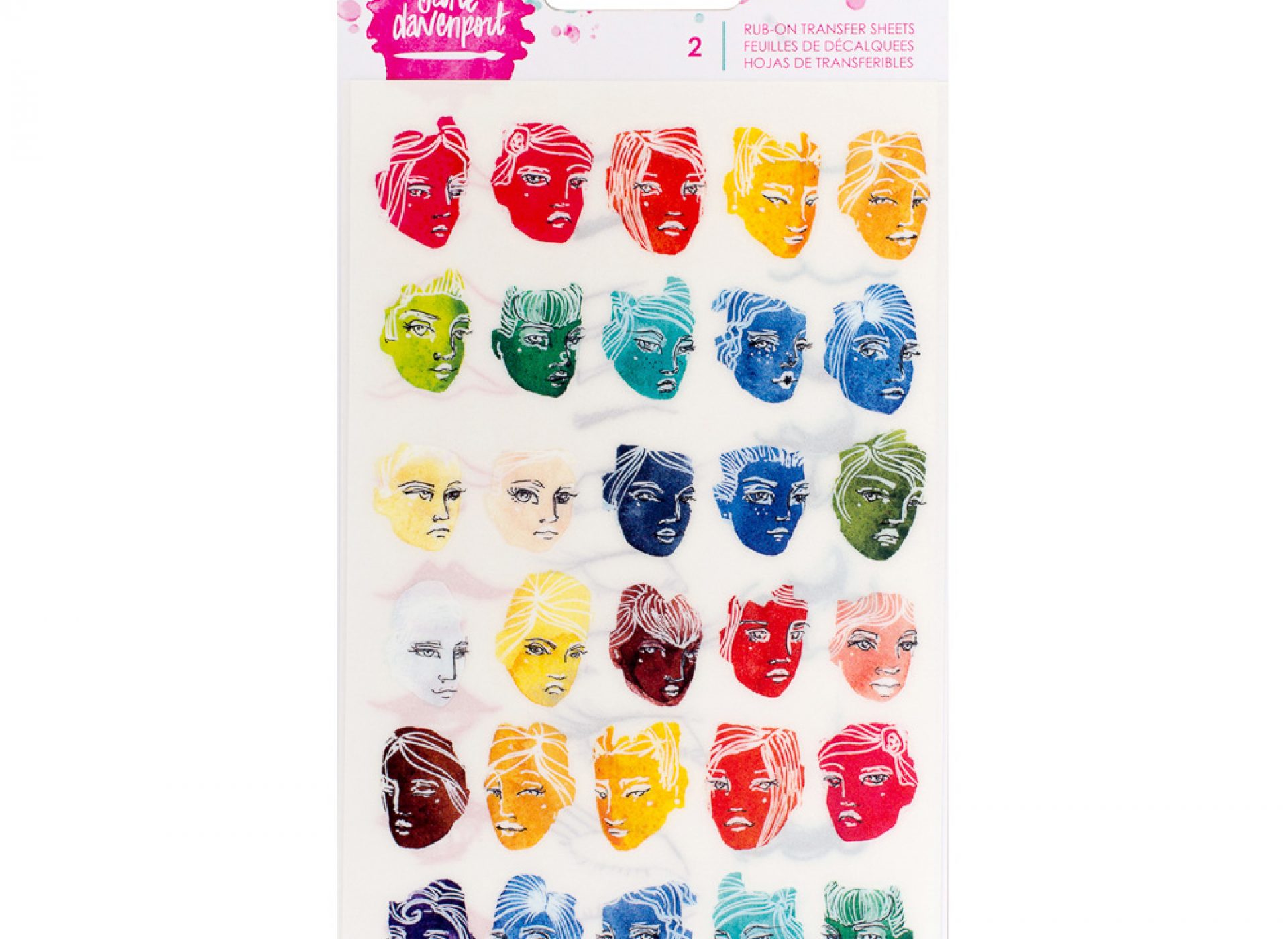 Faces & Features | Paper transfers