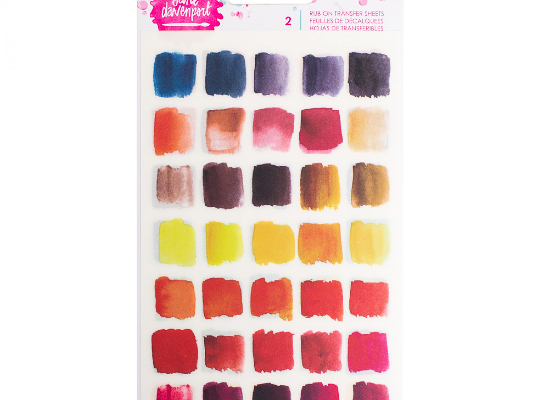 Bright Swatches | Paper transfers