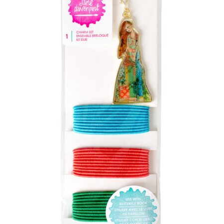 Journal Binding Set | bright tube elastics & charm for Traveler- style journals