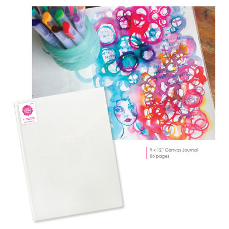 Large Watercolour Art Journal | Paint your own canvas cover!