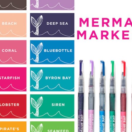 Mermaid Markers | Original 12 set | Vivid & bright inks