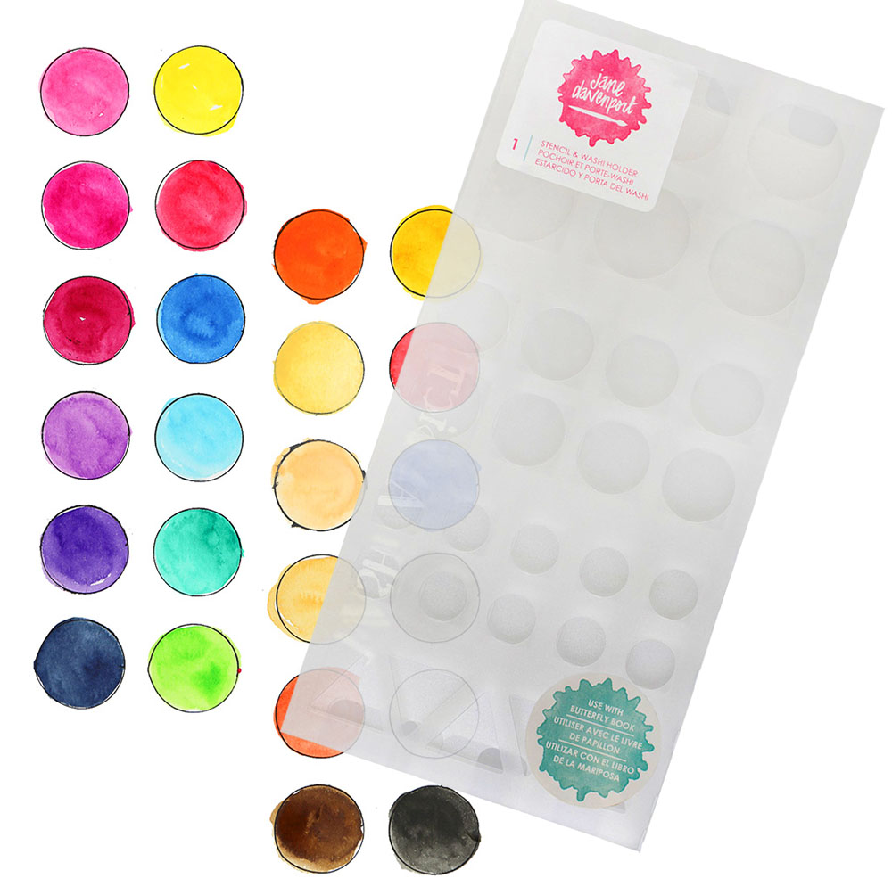 Swatching Stencil & Washi Holder