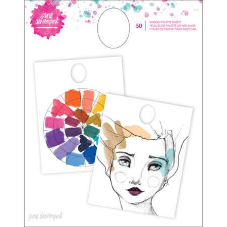 Paint Mixing Pad | An illustrated palette for your paint mixing pleasure!