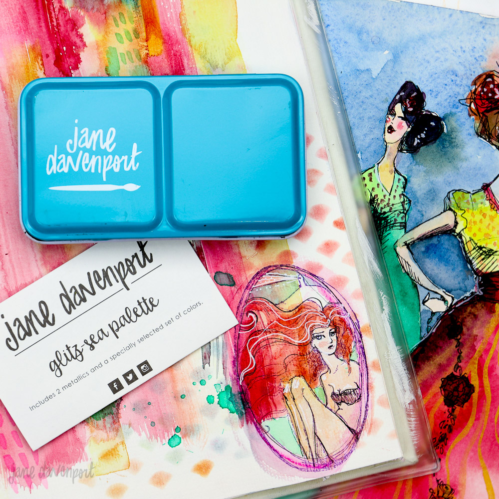 Artist Watercolours | Glitz-Sea Palette | mermaids, oceans & landscapes - Image 4