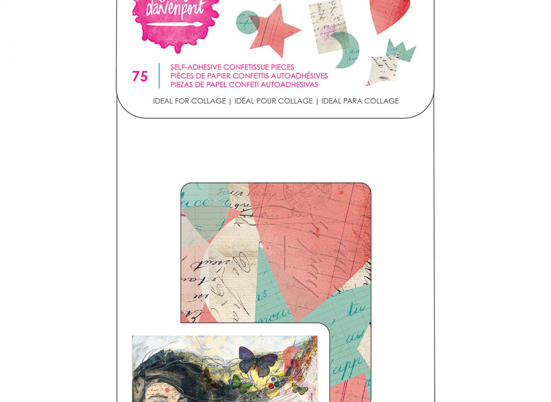 Confetissue Washi stickers | Vintage love letters set - Image 4