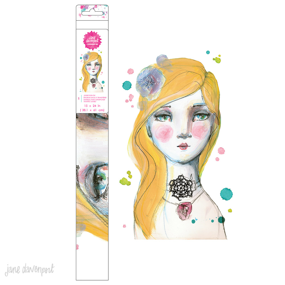 Jumbo art transfer sheet | decorate your decor & journal covers!