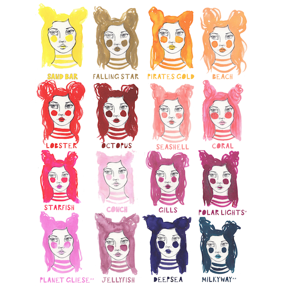 Mermaid Markers | Sunbleached Set | Pastel & Subtle inks - Image 8