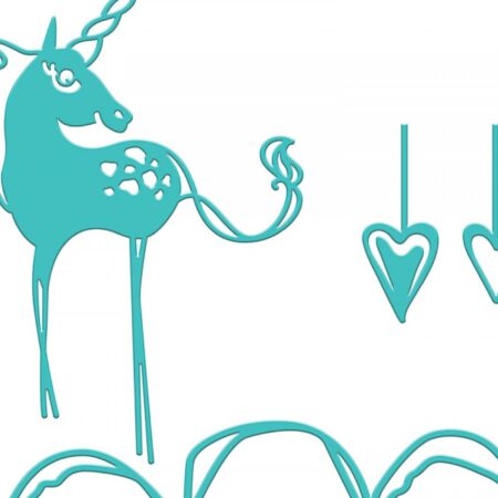 Jane Davenport Happy Little Unicorn -Die Set