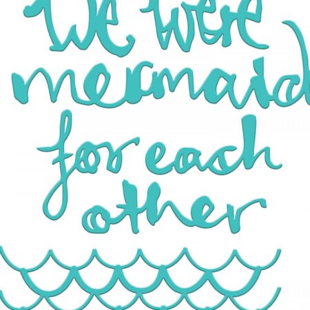 Mermaid for Each Other | paper cutting set