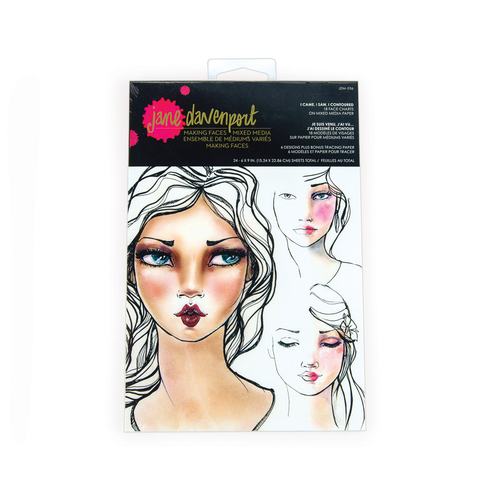 Face Charts | illustrated Paper Pad to practice your shading - Image 3