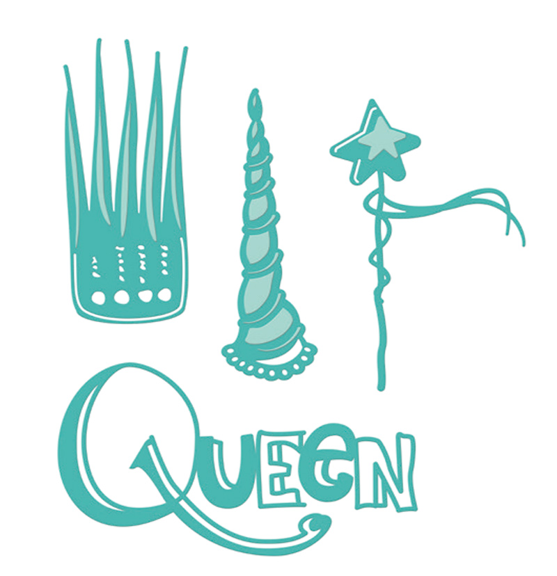 Artomology 'Queen For A Day' Cutting template