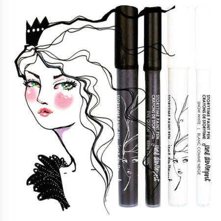 Storytime Paint Pens | Snow Queen black & white