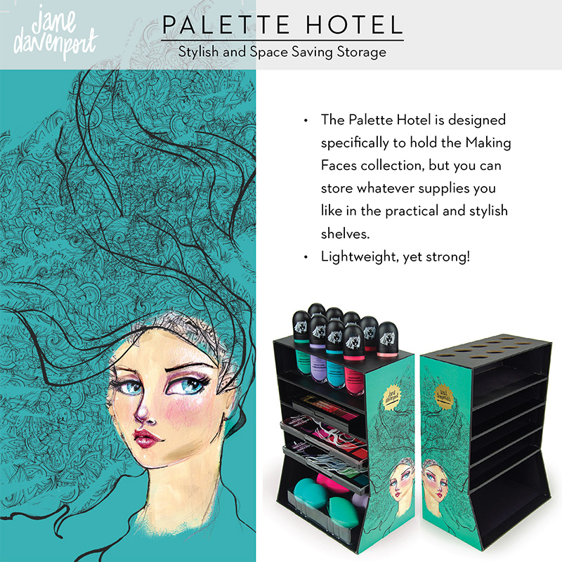 Palette Hotel | Gorgeous storage!