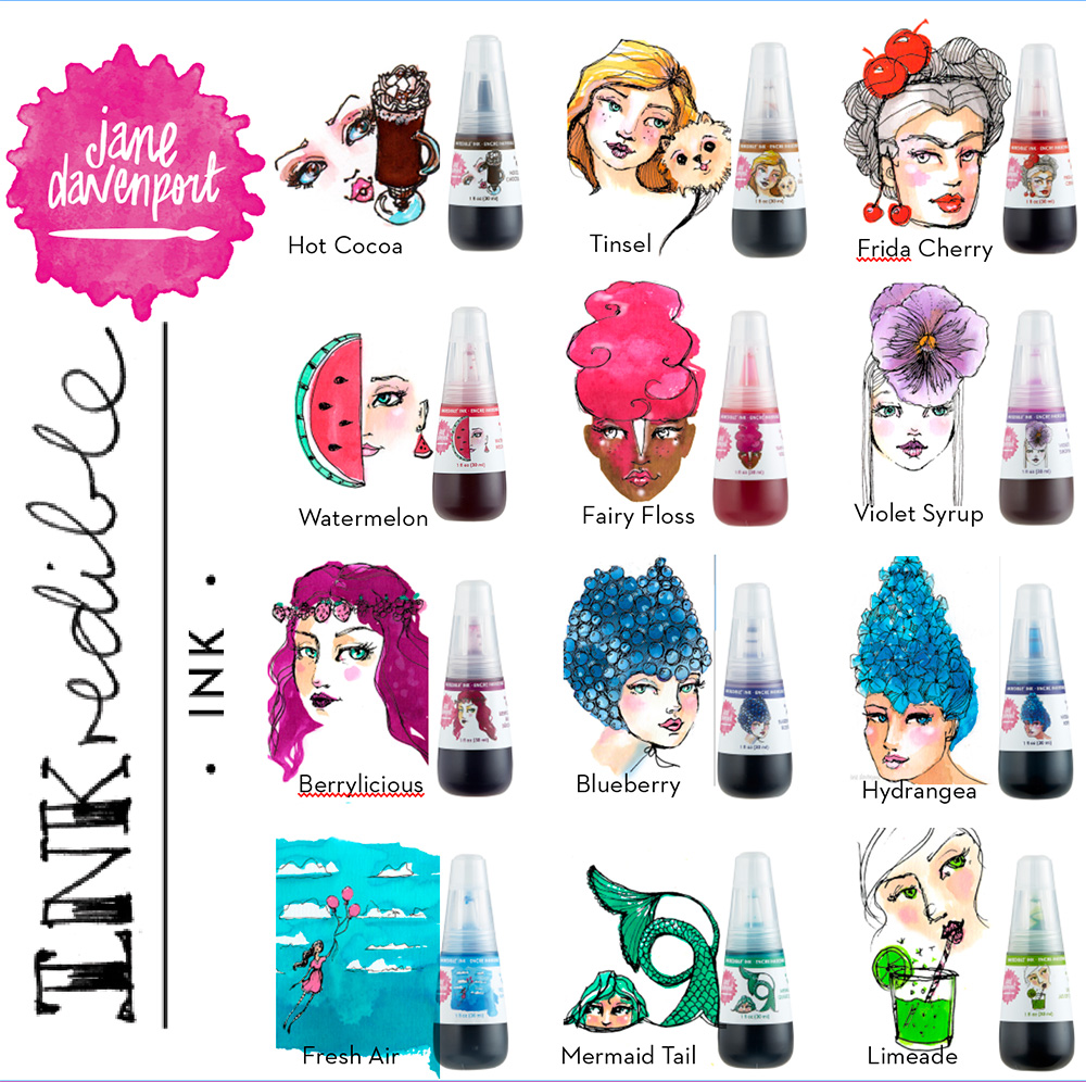 INKredible® Inks | 12 Bright watercolour inks! | Unscented - Image 15