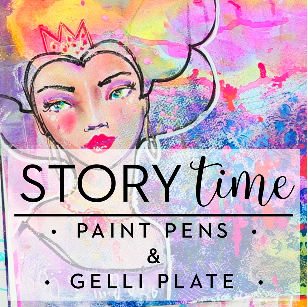 Inkspiration Calendar 7: Storytime and Gelli!
