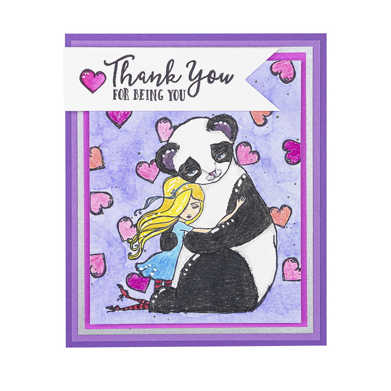 Whimsical & Wild Panda Thank You Stamp - Image 4
