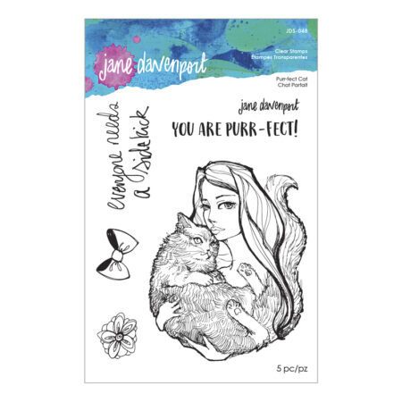 Whimsical & Wild Purr-fect Cat Stamp