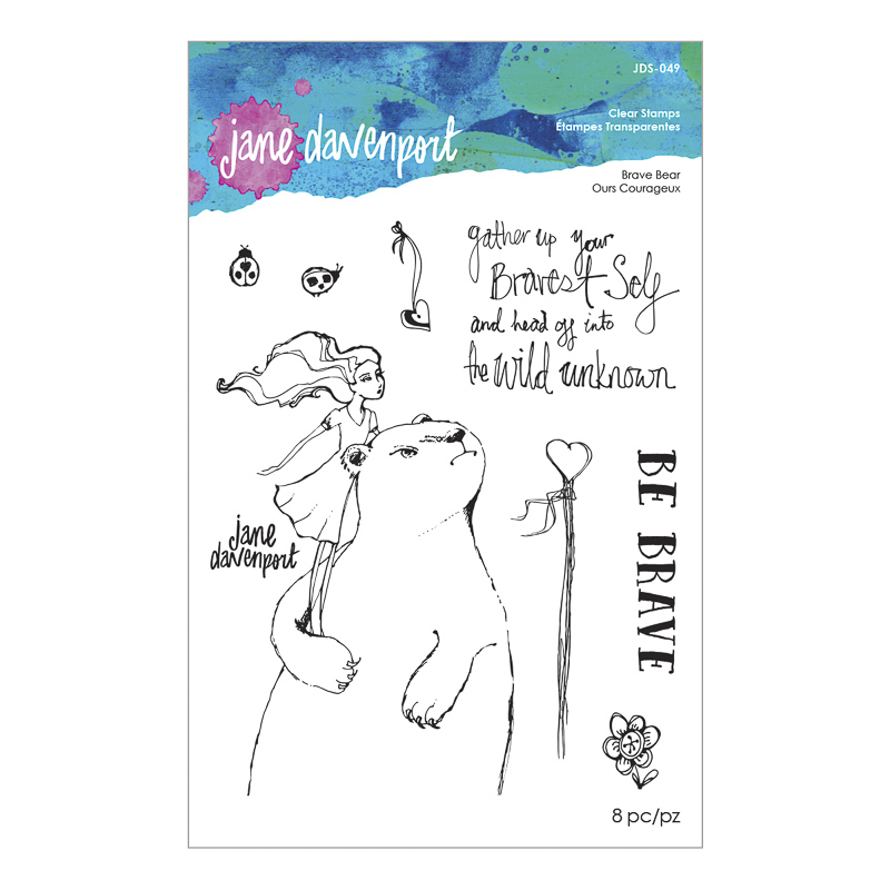 Whimsical & Wild Brave Bear Stamp - Image 2