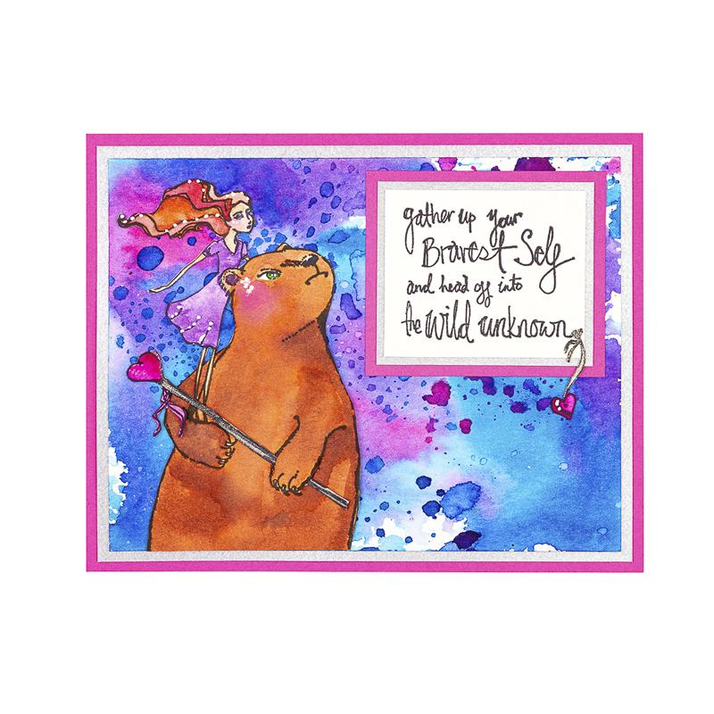 Whimsical & Wild Brave Bear Stamp - Image 3