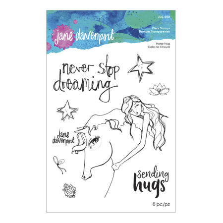 Whimsical & Wild Horse Hug Stamp