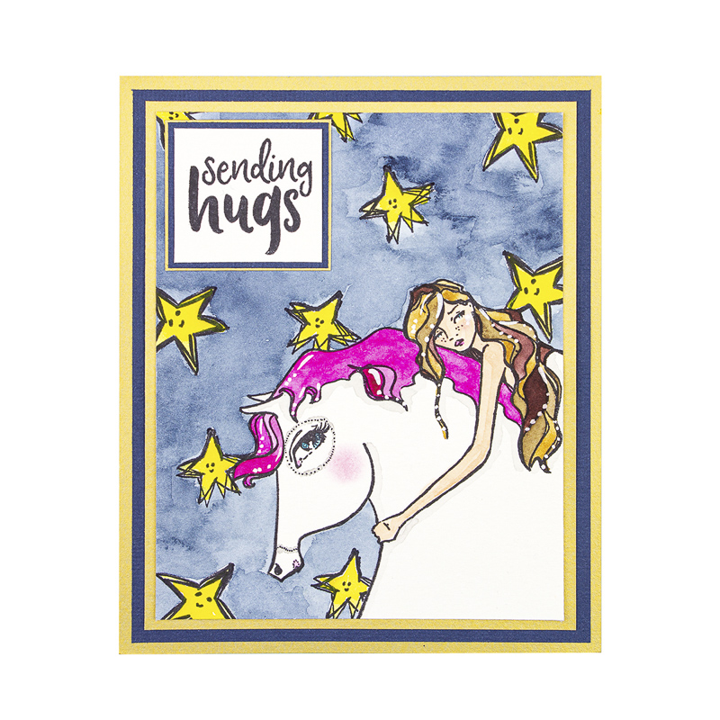 Whimsical & Wild Horse Hug Stamp - Image 3