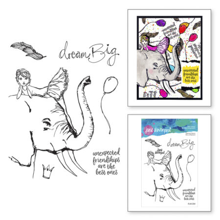 Whimsical & Wild Elephant Dream Stamp