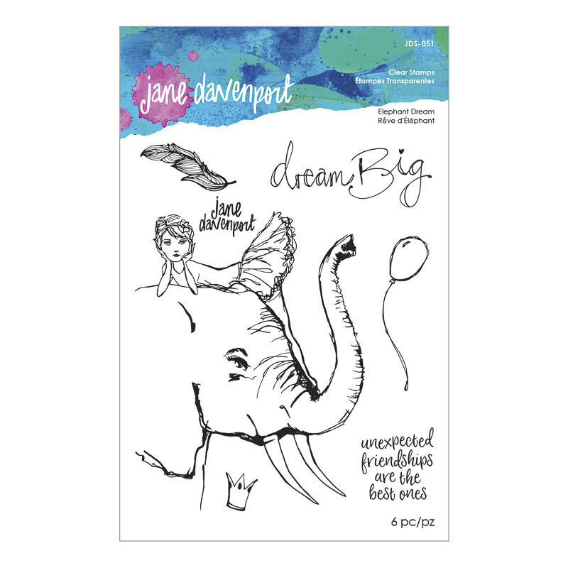 Whimsical & Wild Elephant Dream Stamp - Image 2