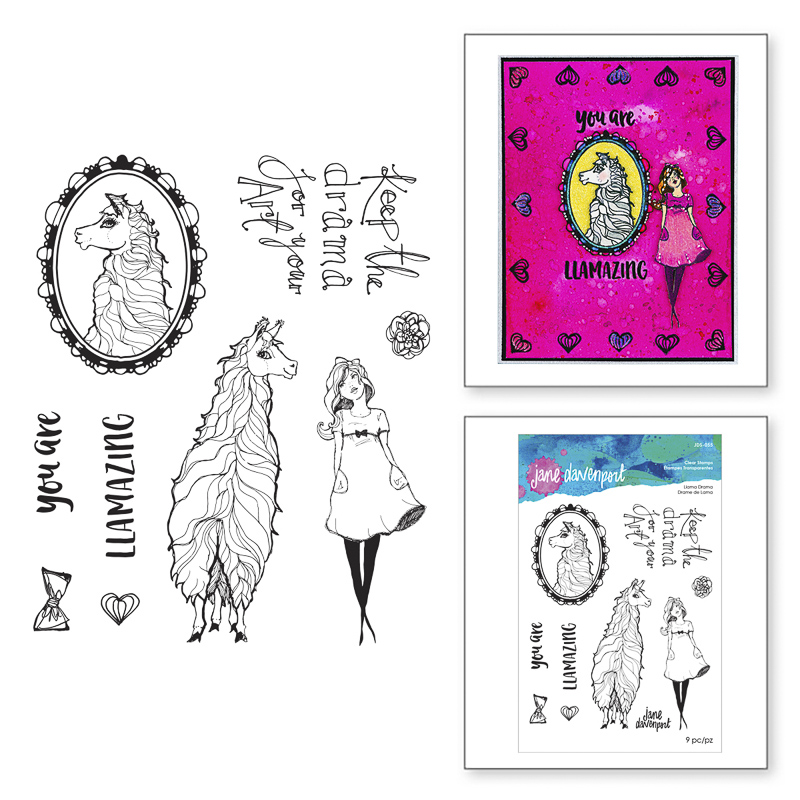 Whimsical & Wild Llama Drama Stamp - Image 3