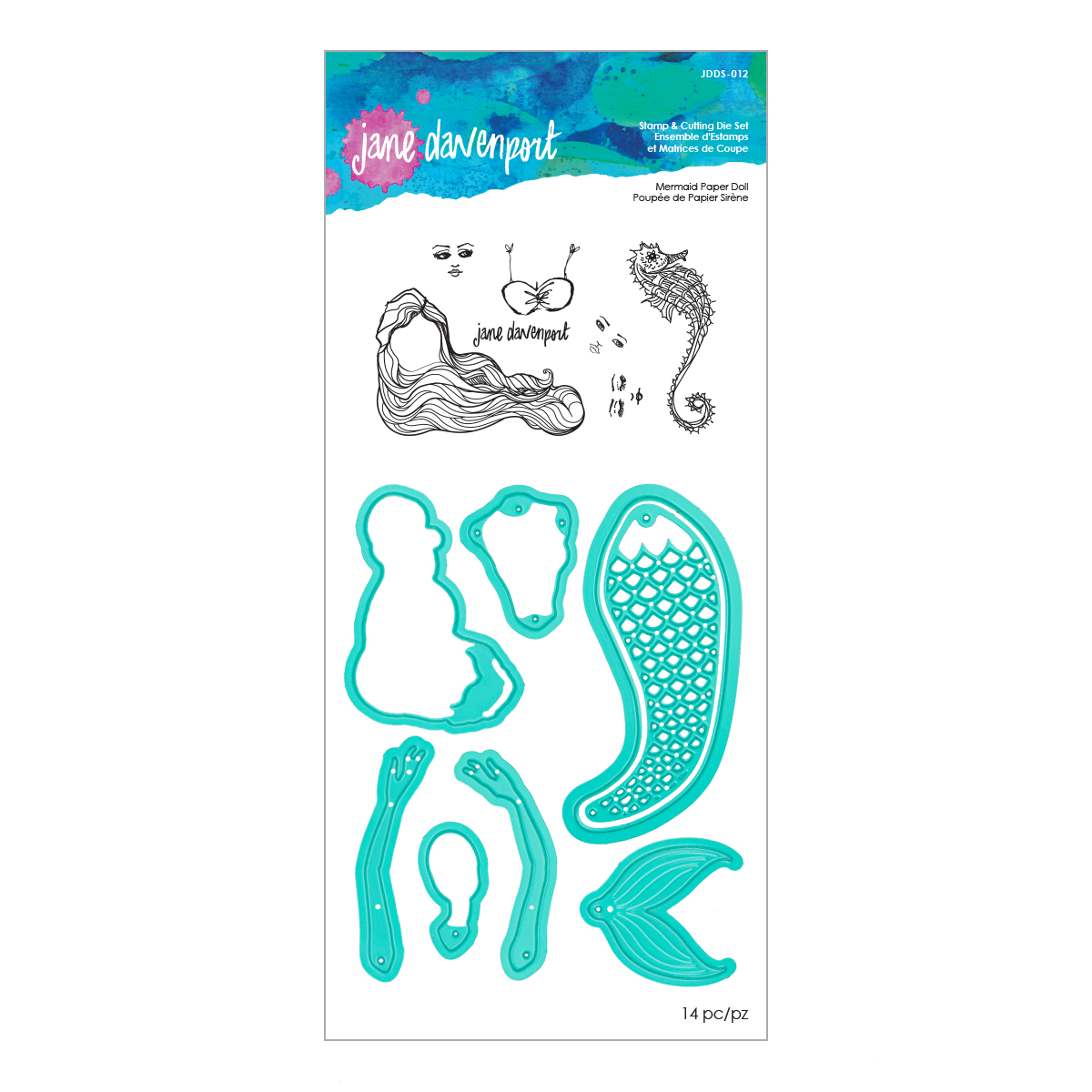 Mermaid Paper Doll | paper-cutting stamp & die - Image 4