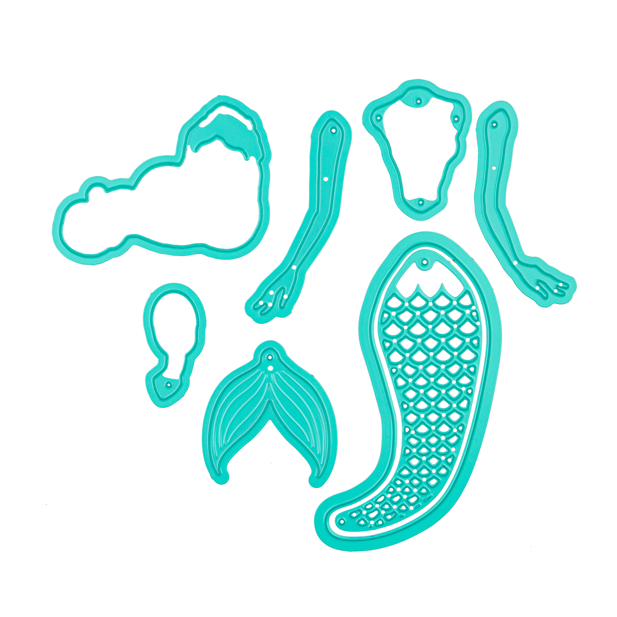 Mermaid Paper Doll | paper-cutting stamp & die - Image 5