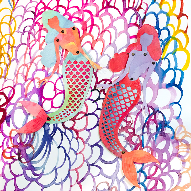 Mermaid Paper Doll | paper-cutting stamp & die - Image 10