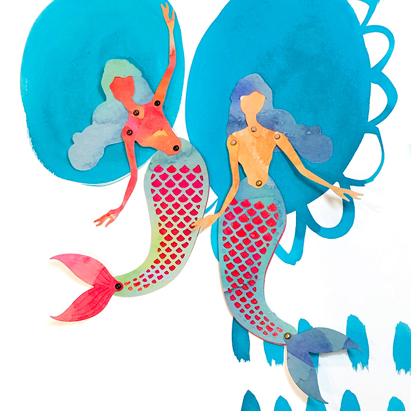 Mermaid Paper Doll | paper-cutting stamp & die - Image 7