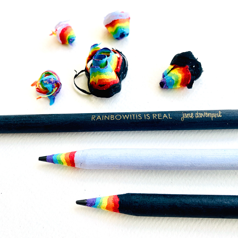 Draw Happy Pencils | HB drawing pencils with a whimsical touch!