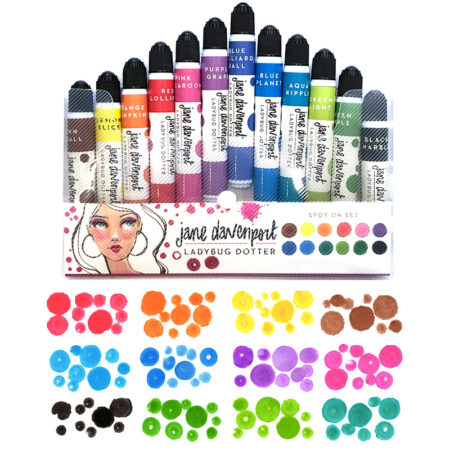 Ladybug Dotters | 12 Spot-On set | Instant colour gratification!