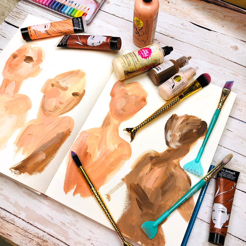 Mermaid Tail Contour Brushes | suitable for any media! - Image 4