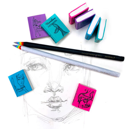 Dream & Draw bundle | lovely sketching pencils & erasers
