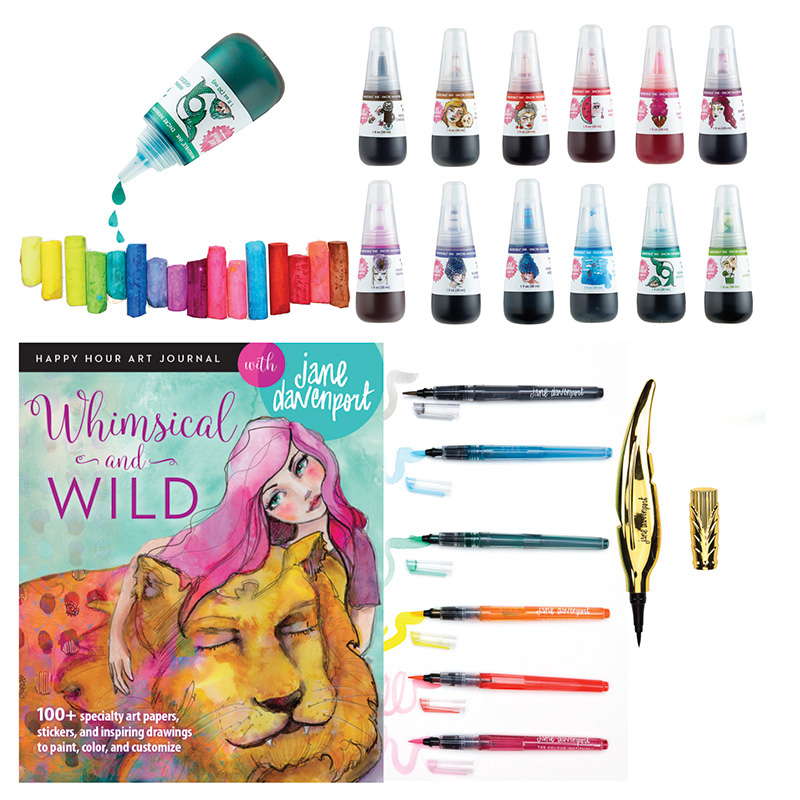 Whimsical & Wild Bundle | The book & colouring essentials - Image 3