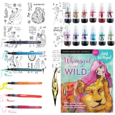 Whimsical & Wild Bundle | The book & colouring essentials