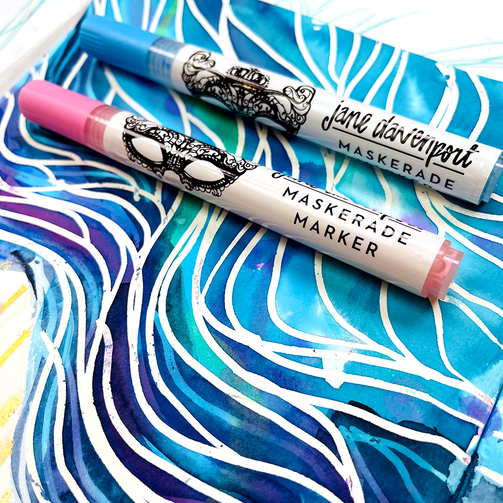 Maskerade Markers | 2 watercolour masking fluid pens for fine lines - Image 2