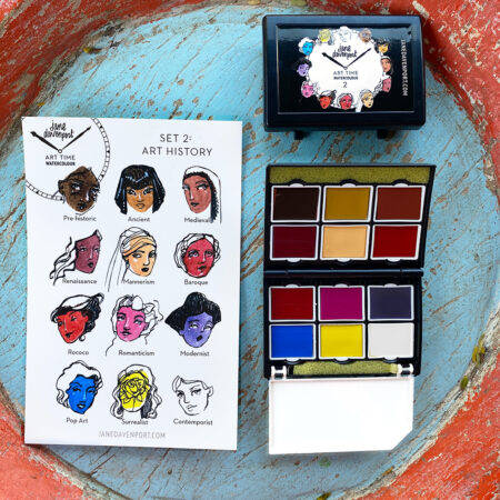 Art History watercolour set | Mini ArtTime palette