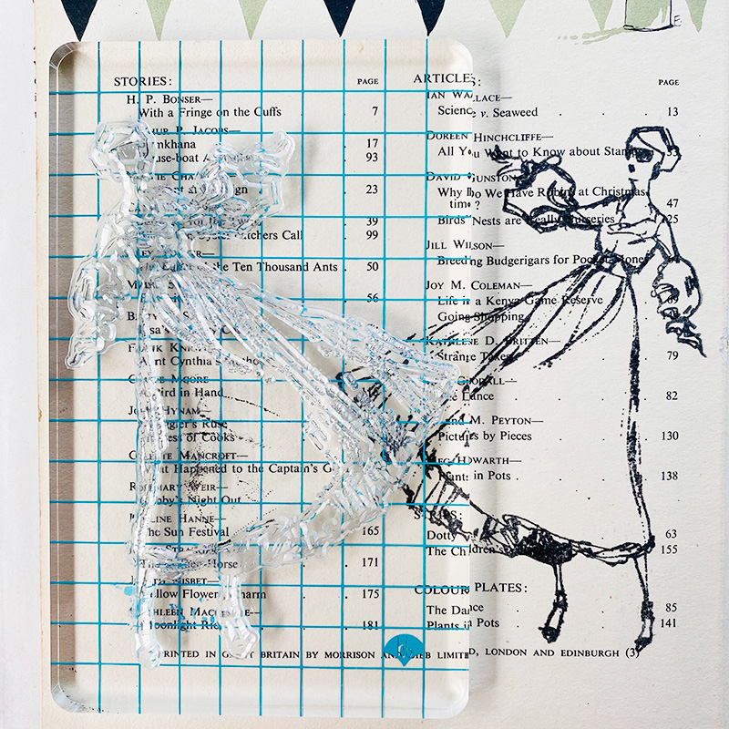 Stamp Block Set | Clear Thinking Acrylic | perfect for Jane's stamps - Image 7