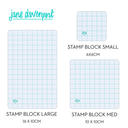 Stamp Block Set | Clear Thinking Acrylic | perfect for Jane's stamps