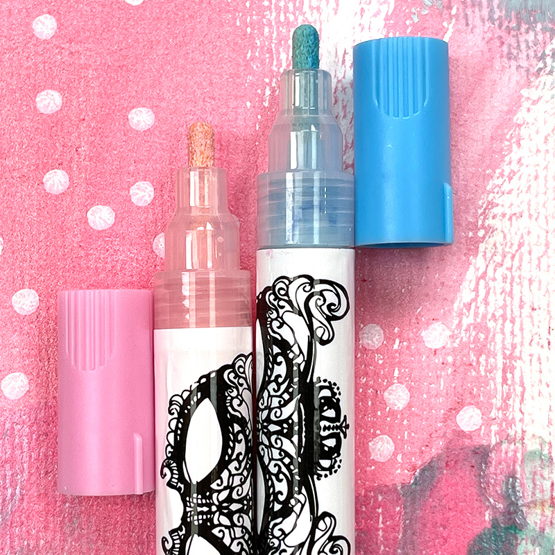 Maskerade Markers | 2 watercolour masking fluid pens for fine lines - Image 3
