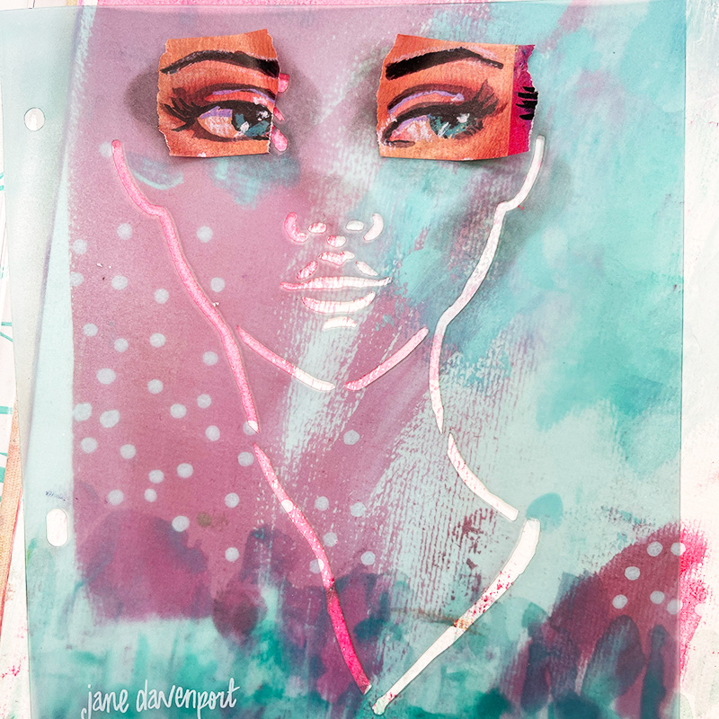 Flower Girl Stencils | set of 3 faces & blooms! - Image 3