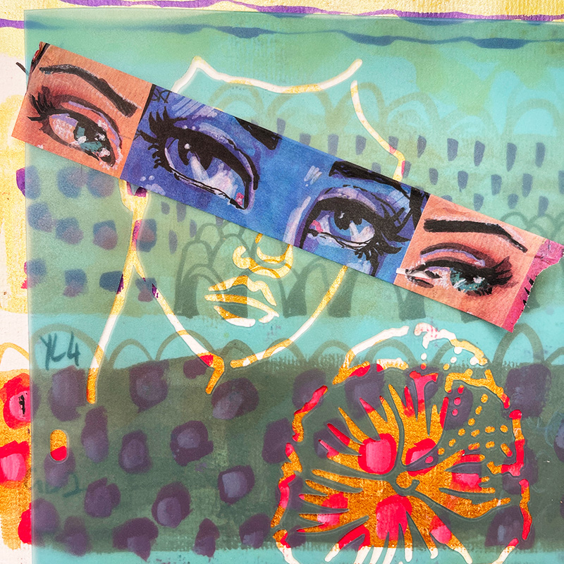 Flower Girl Stencils | set of 3 faces & blooms! - Image 4