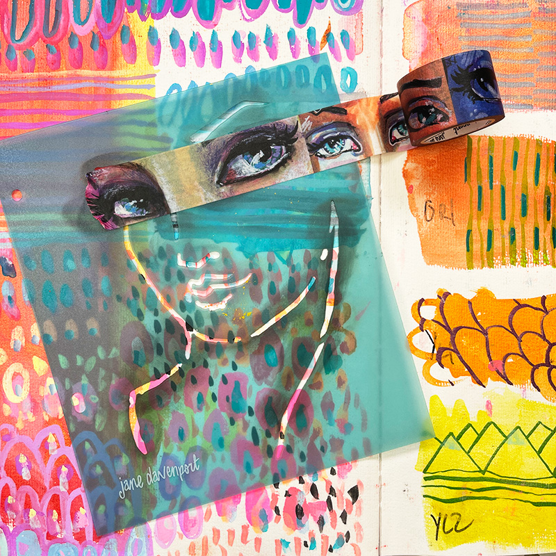 Flower Girl Stencils | set of 3 faces & blooms! - Image 6