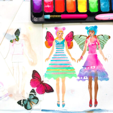 Fairy Dress-Ups stencil set