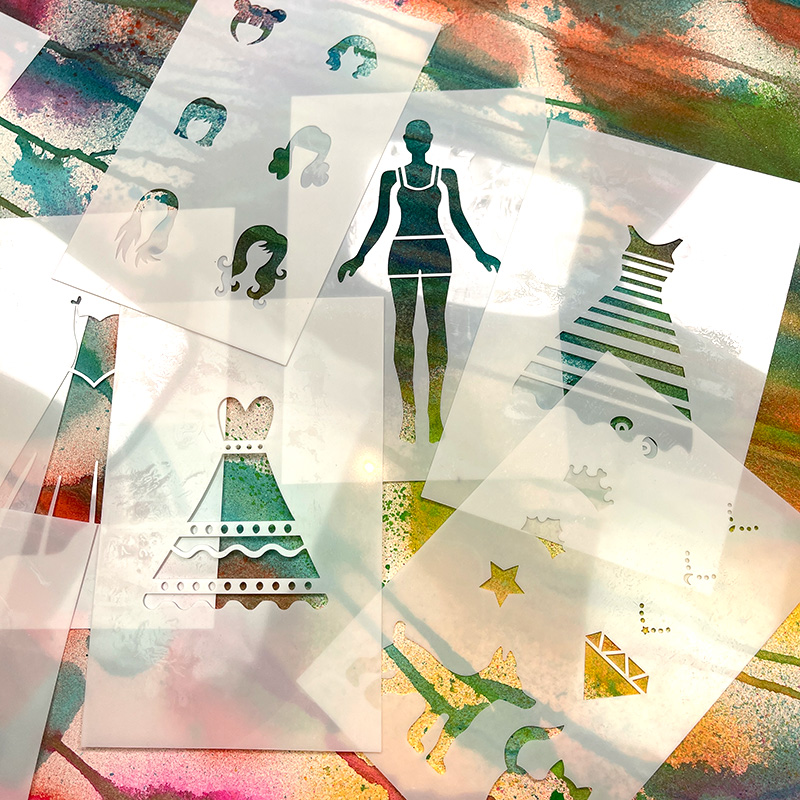 Fairy Dress-Ups stencil set - Image 2