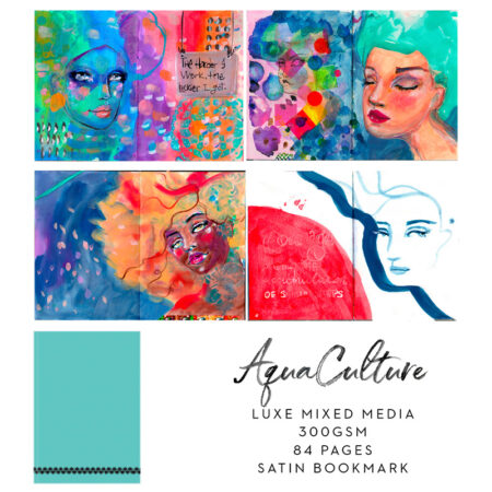 'AquaCulture' Art Journal | The Best for Mixed Media!